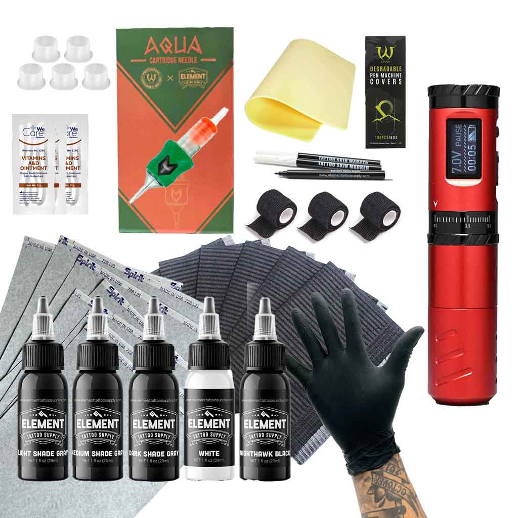 EP10 Adjustable Stroke Tattoo Kit