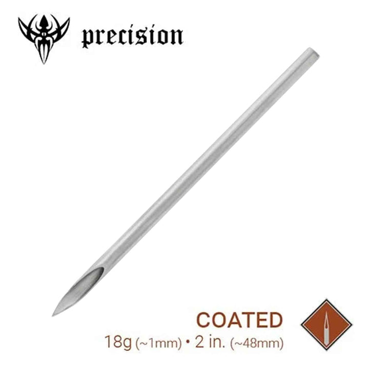 Piercing Needles Sterilized 2" Coated Box of 100