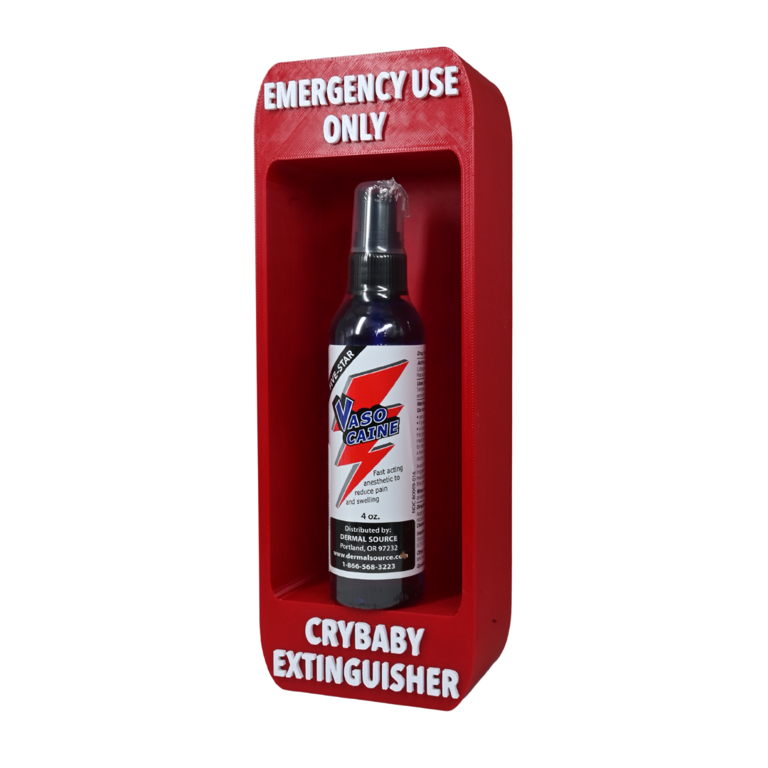 Crybaby Numbing Spray Display - Element Tattoo Supply