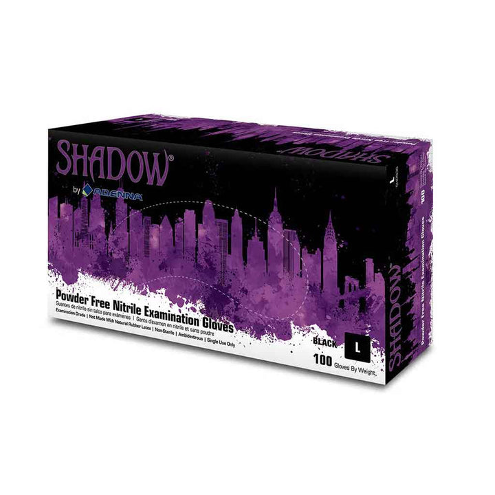 Shadow Black 6mil Nitrile Exam Gloves