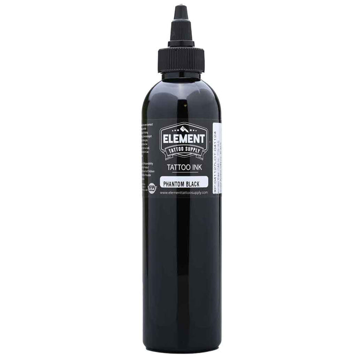 PHANTOM Black, 2x Concentrated Black - Element Tattoo Ink