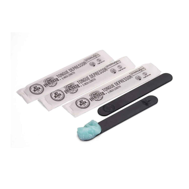 Eco Friendly Sterile Tongue Depressors (Box of 100) | Jet Black