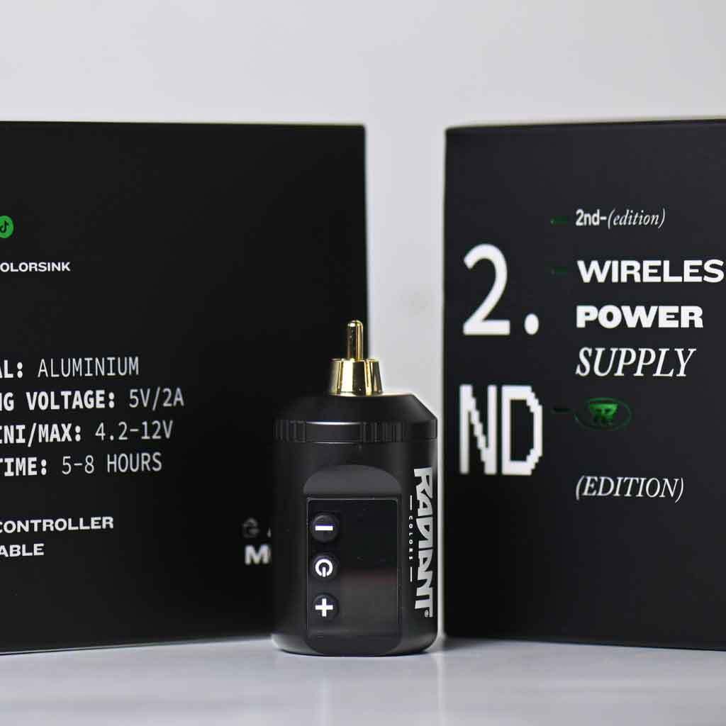 Radiant Wireless RCA Battery Pack 2nd Edition - Black - Element Tattoo Supply