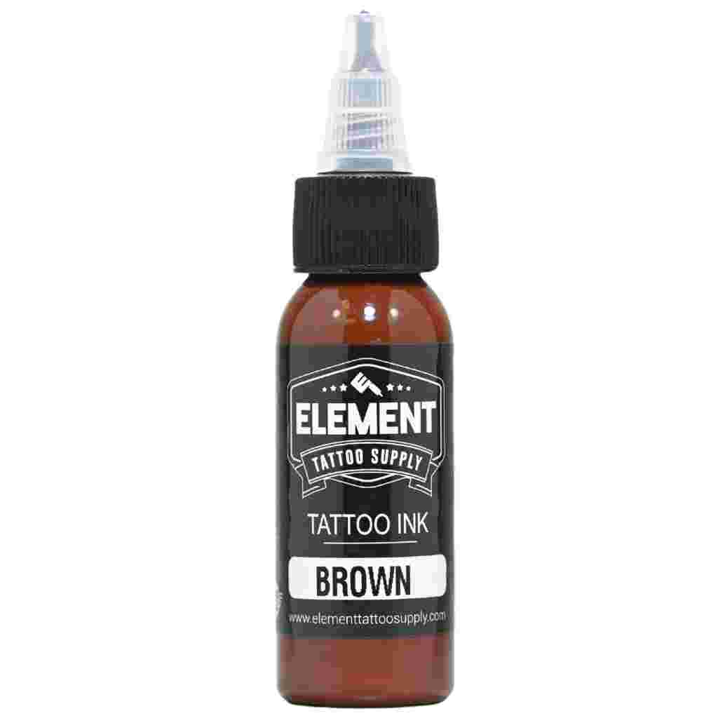 Front view of Brown, Element Ink
