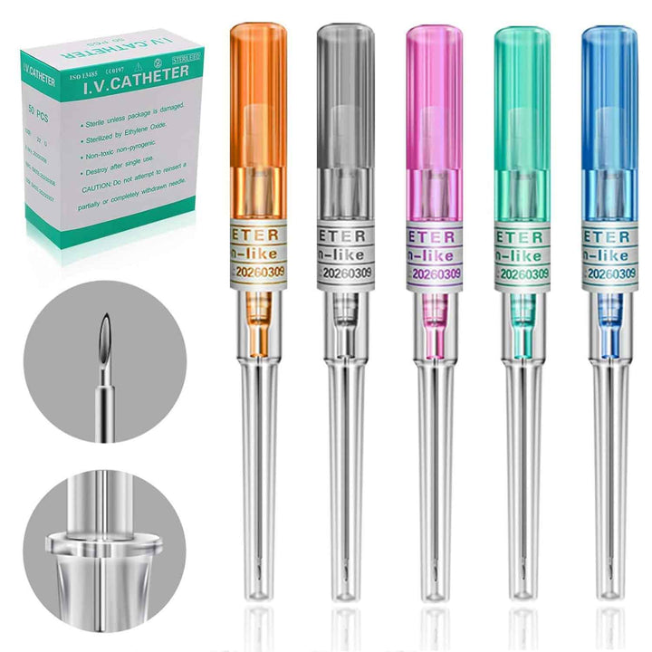 Catheter Piercing Needles - 50 Pcs/Box
