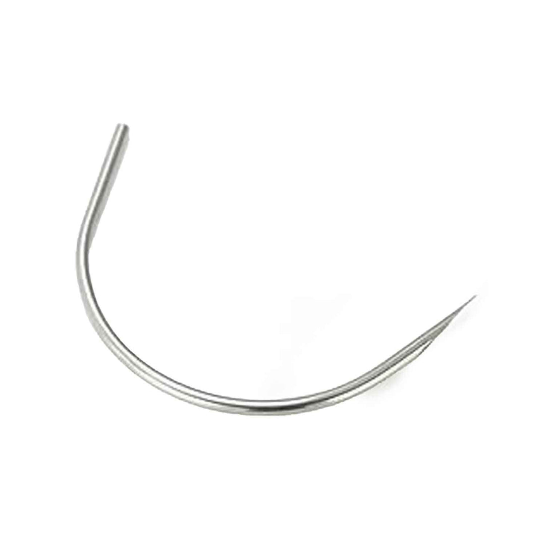 Curved Piercing Needles Sterilized Box of 50