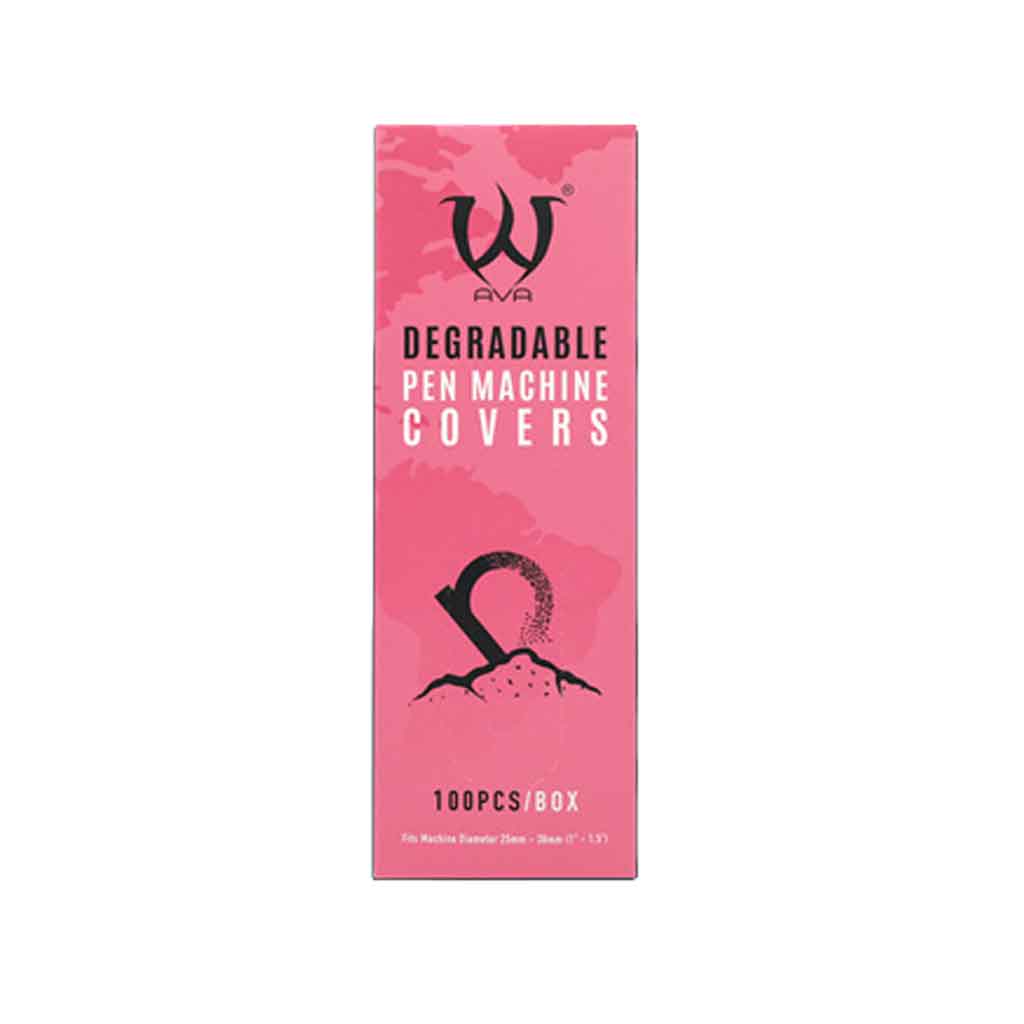 ECO-Friendly Pen Machine Covers Pink 60mm x 180mm 100 pcs