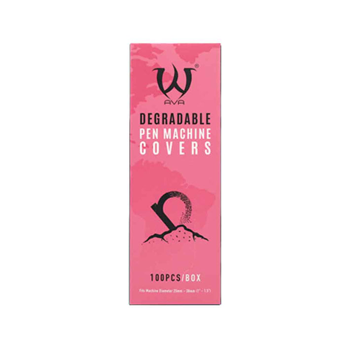ECO-Friendly Pen Machine Covers Pink 60mm x 180mm 100 pcs