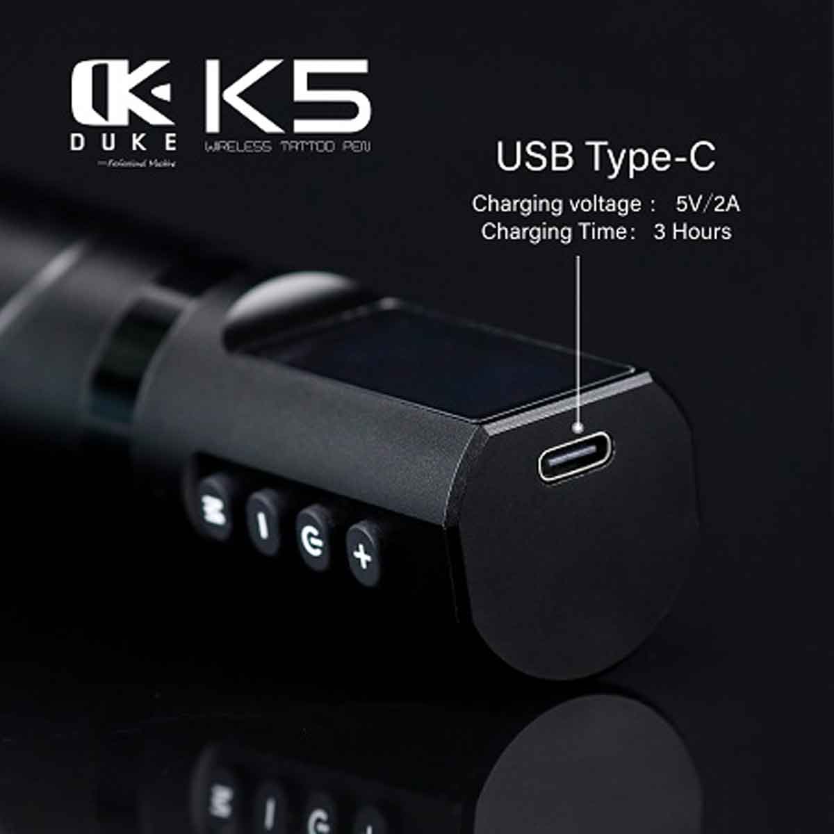 Duke K5 Wireless 4.0mm Tattoo Machine