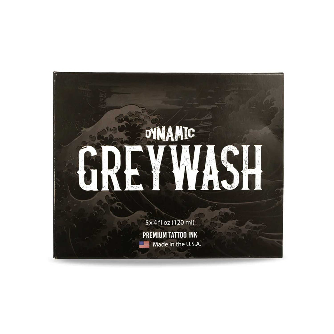 Dynamic Greywash Ink Set Including Mixing Solution