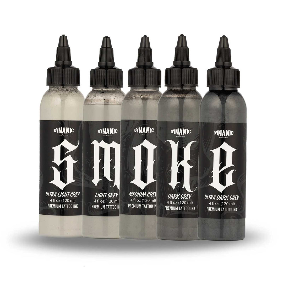 Dynamic Smoke Opaque Grey Set - Element Tattoo Supply