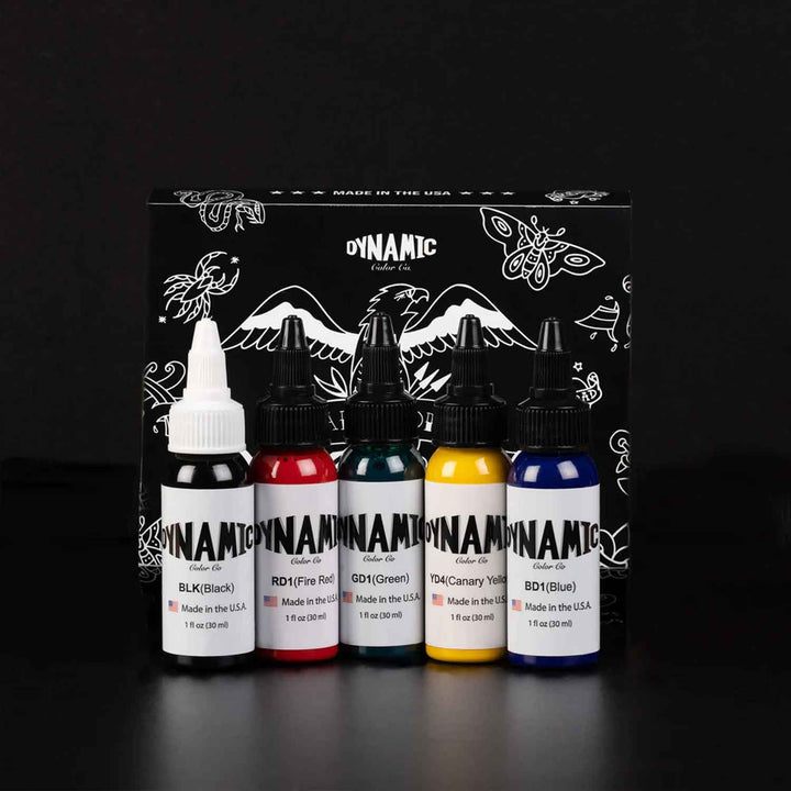 Dynamic Ink Traditional Color Set - 1 oz Bottles