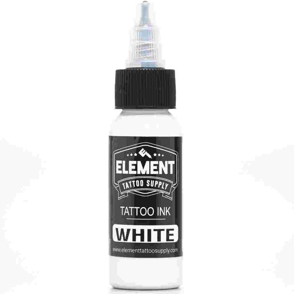 Front view of Element white Tattoo Ink