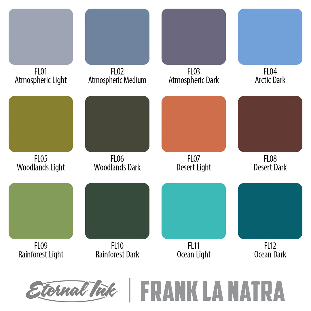 Frank La Natra Signature Series Set, Eternal Tattoo Ink