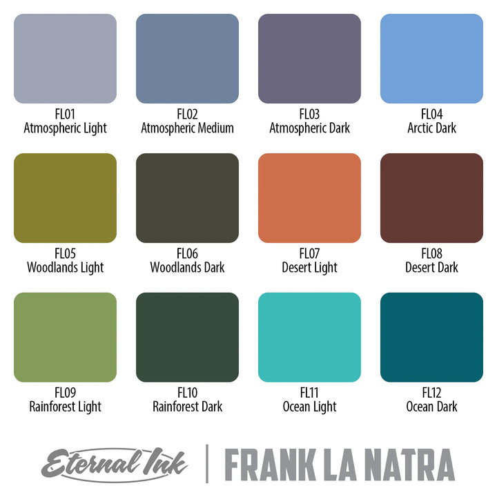 Frank La Natra Signature Series Set, Eternal Tattoo Ink