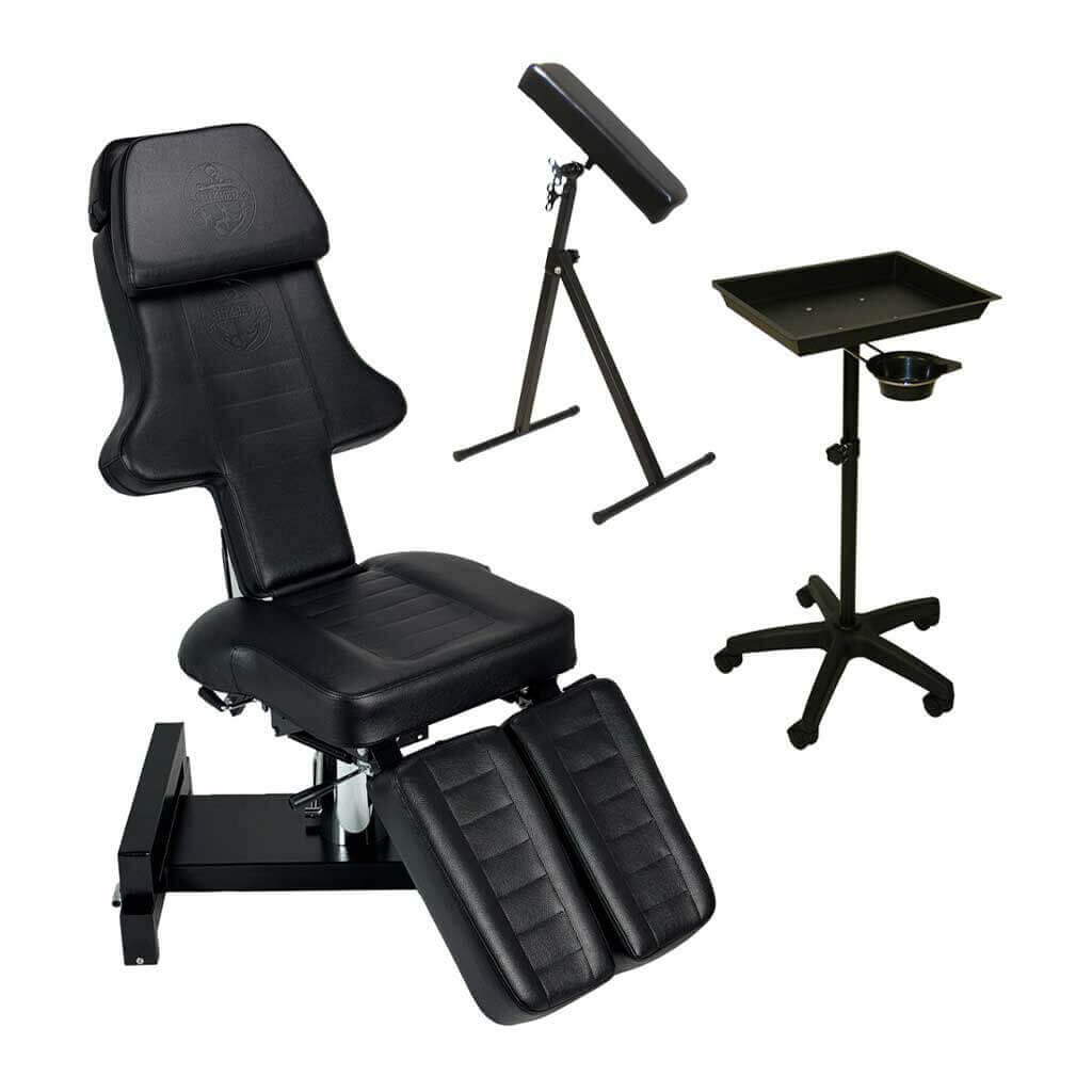 InkBed Tattoo Package with Choice of Tray & Armrest