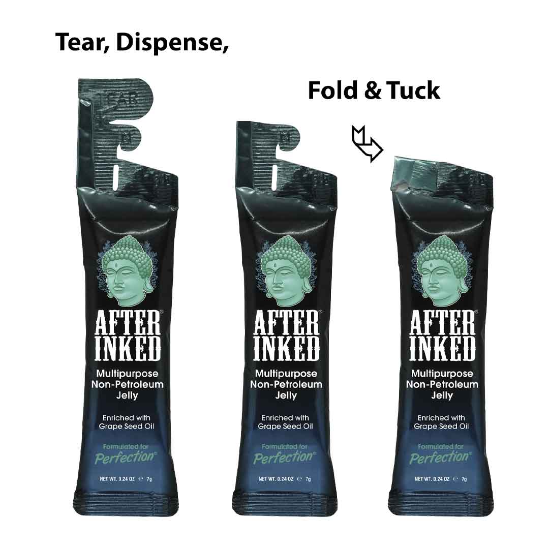 AfterInked Non-Petroleum Jelly NPJ® 7g packet (3-PK) - Element Tattoo Supply