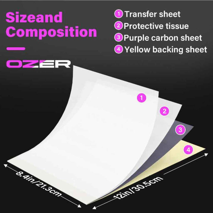 OZER Classic Stencil Thermal Paper