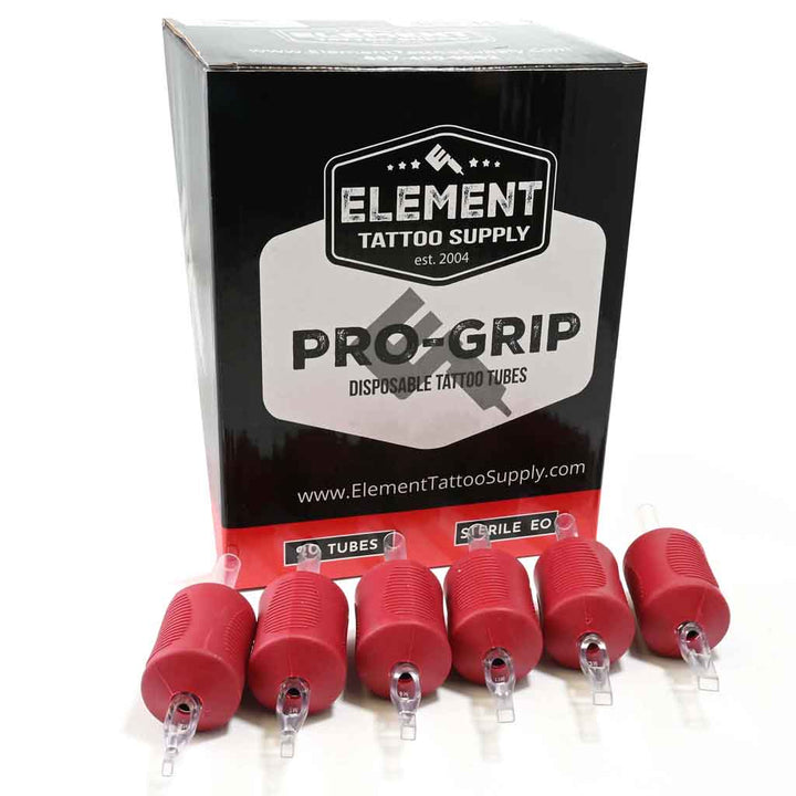 PRO-GRIP Disposable Tattoo Tubes Closed Mag 1.25" Grip Box of 20