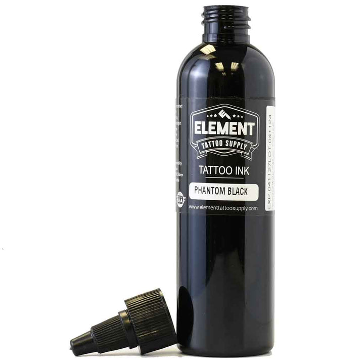 PHANTOM Black, 2x Concentrated Black - Element Tattoo Ink