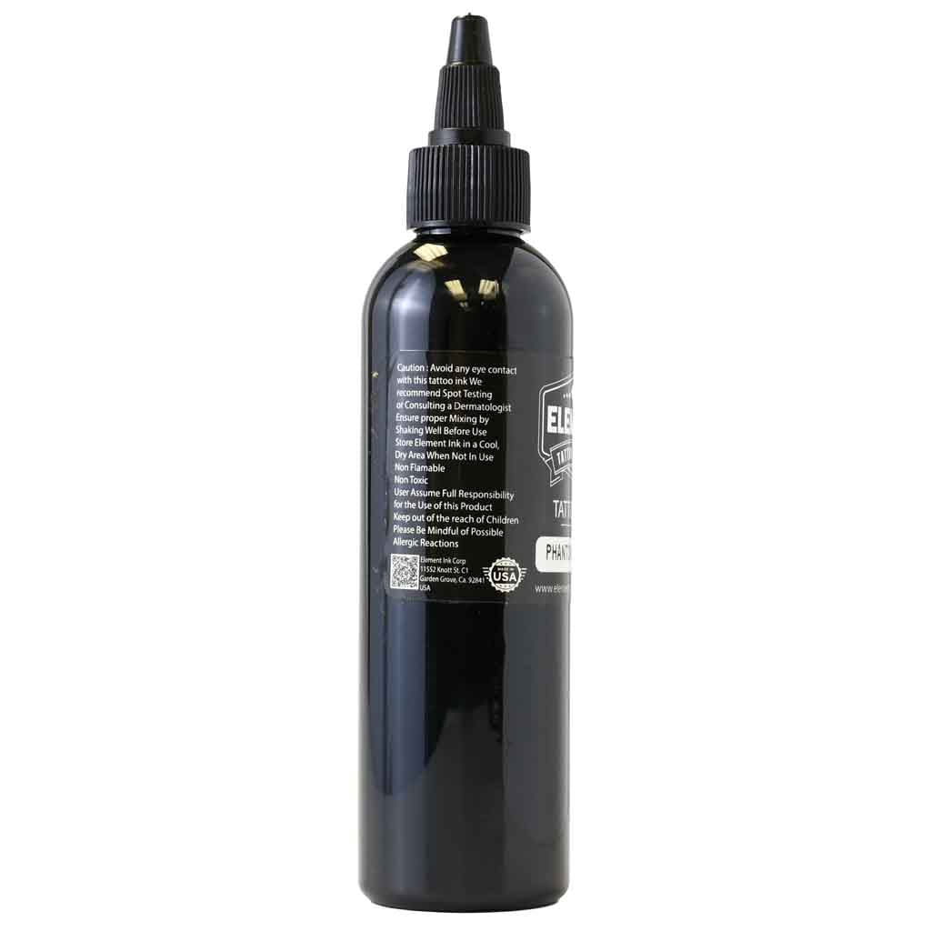 PHANTOM Black, 2x Concentrated Black - Element Tattoo Ink