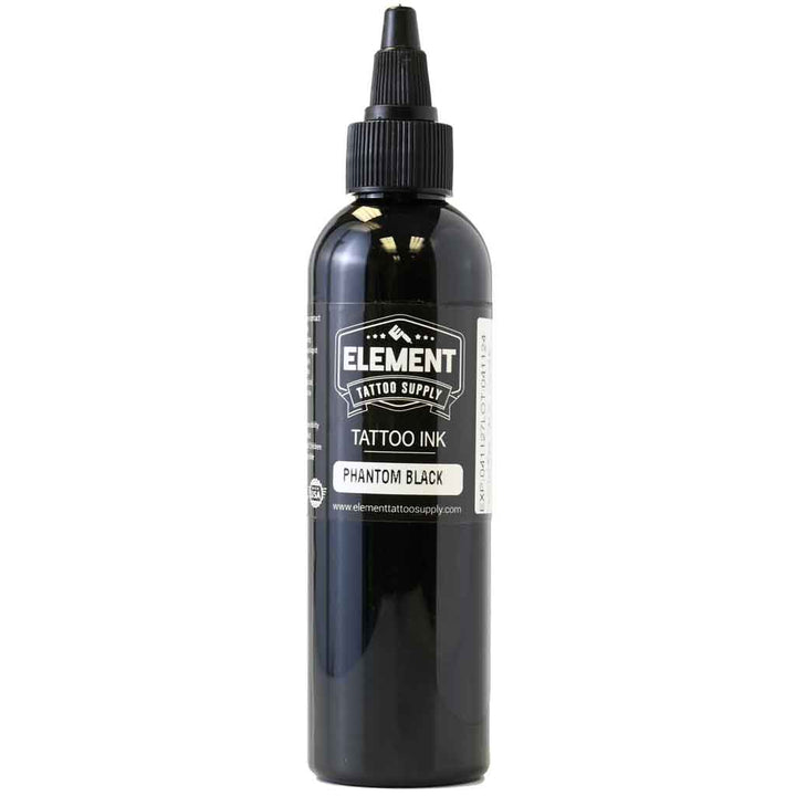 PHANTOM Black, 2x Concentrated Black - Element Tattoo Ink