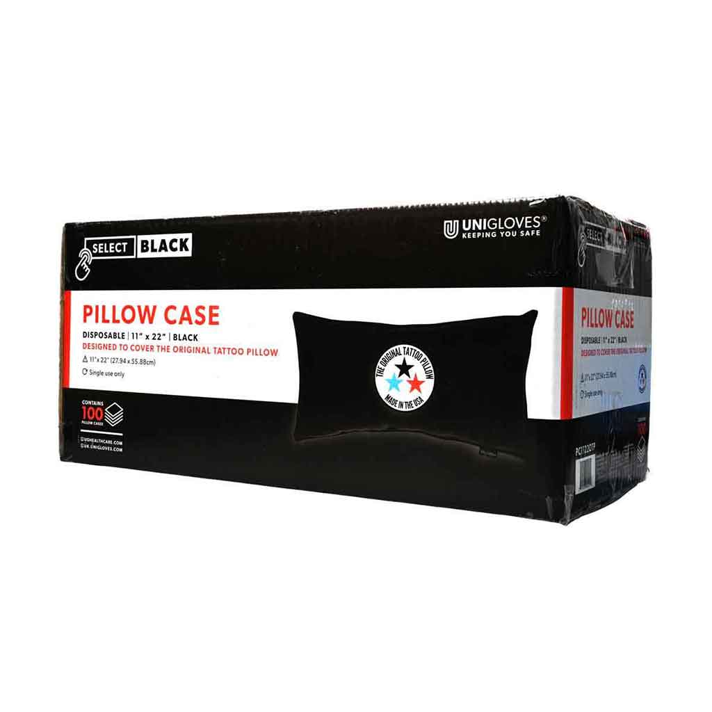 Pillow Case Cover for the Original Tattoo Pillow, Black Case of 100pcs - Element Tattoo Supply