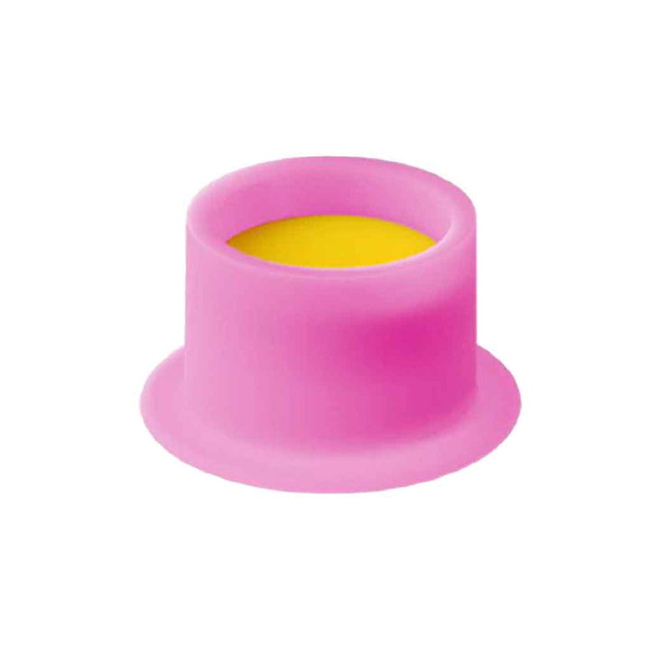 Silicone Tattoo Ink Cups, Pink #12 - 100pcs