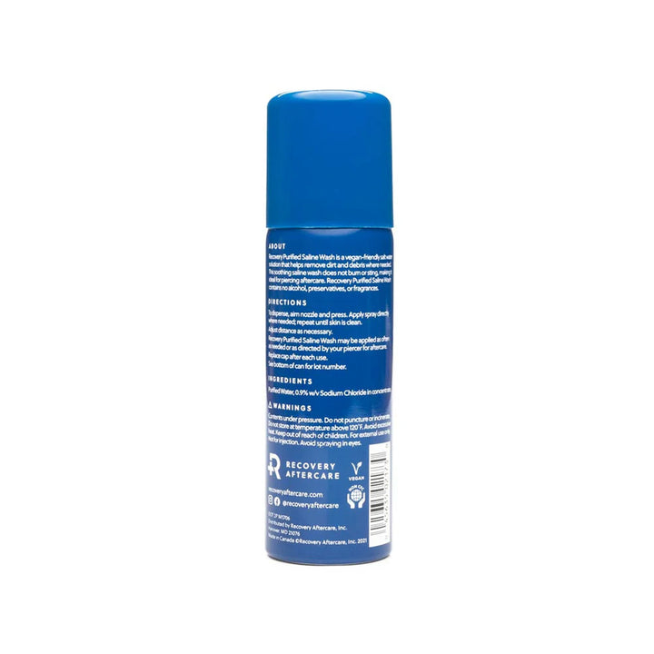 Purified Saline Wash Solution Spray — 1.5oz | Recovery