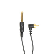 AVA RCA Cable for Tattoo Machine Angled 6 ft. Black