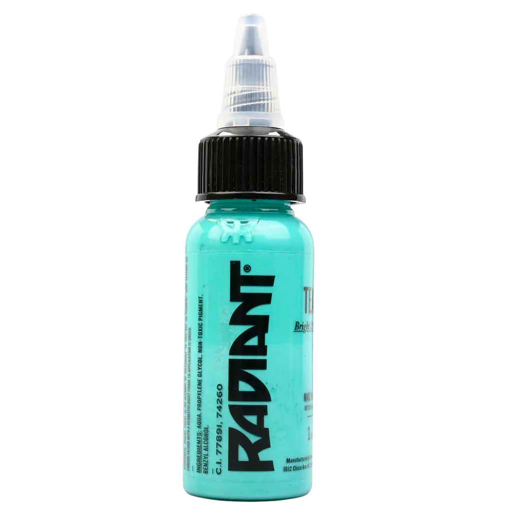 Teal, Radiant Tattoo Ink, 1 oz