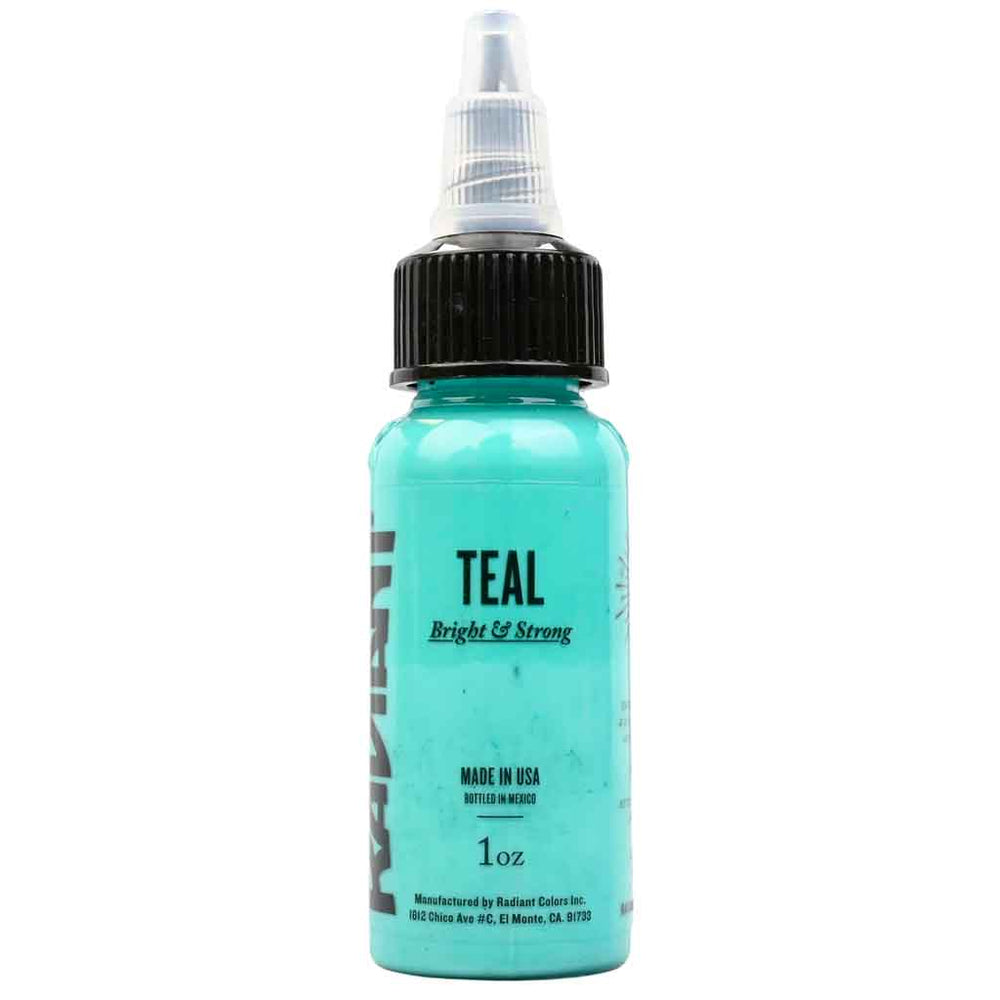 Teal, Radiant Tattoo Ink, 1 oz