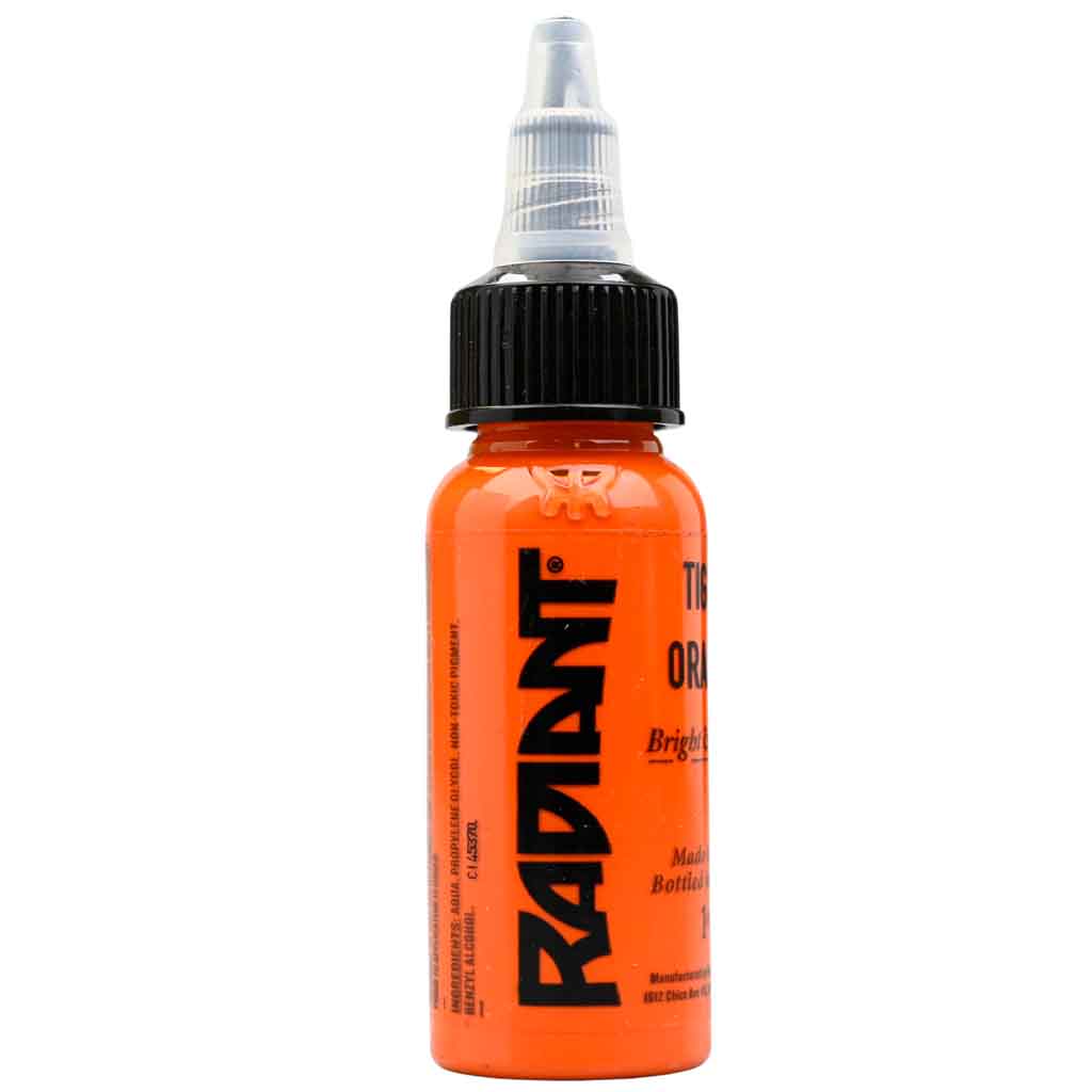 Tiger Orange, Radiant Tattoo Ink, 1 oz
