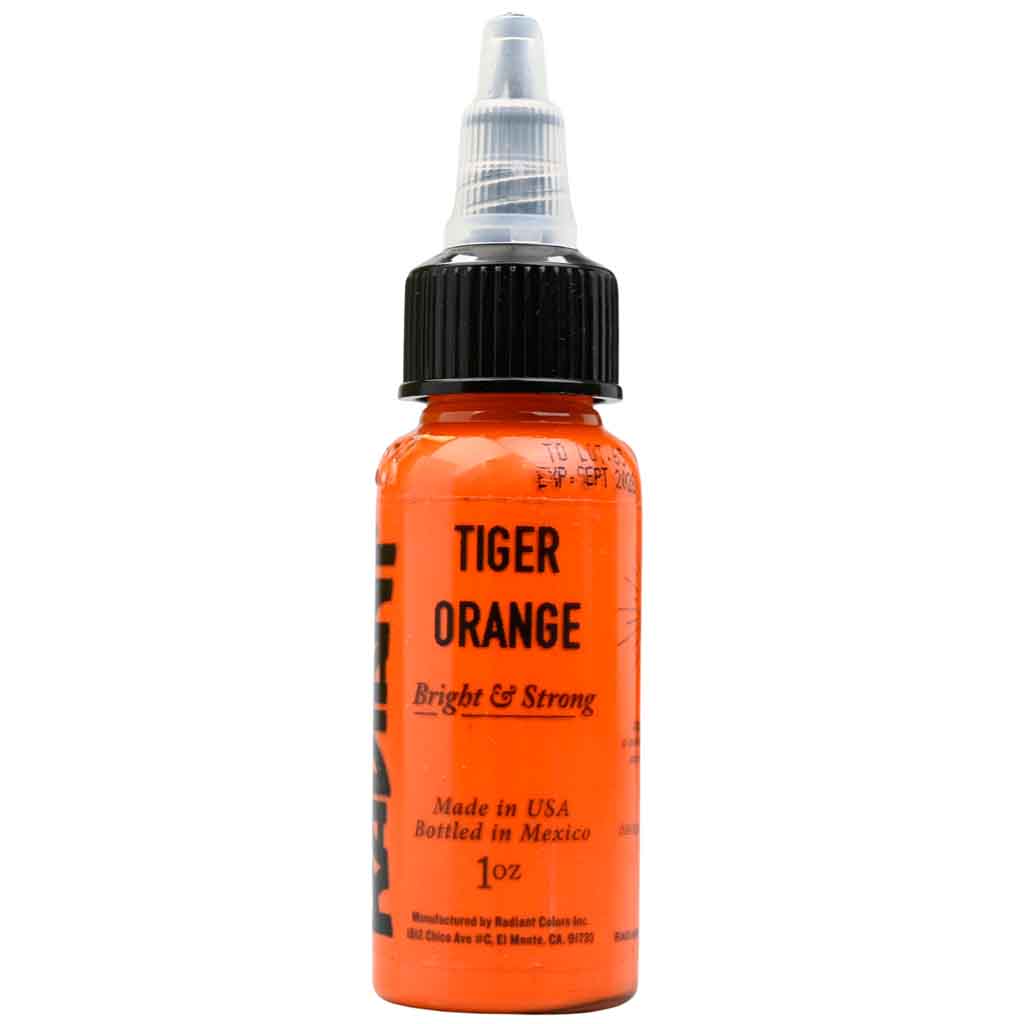 Tiger Orange, Radiant Tattoo Ink, 1 oz