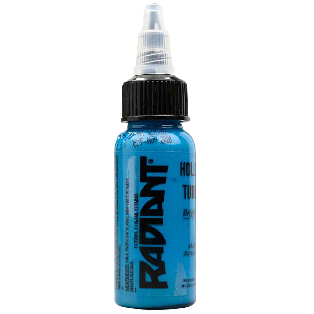 Hollywood Turquoise, Radiant Tattoo Ink, 1 oz