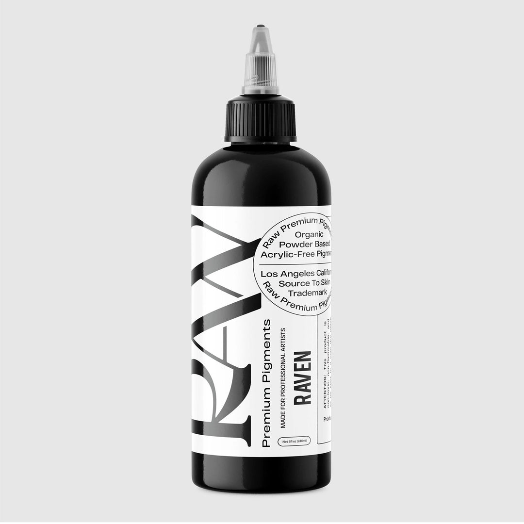 Raven Black Tattoo Ink | Raw Pigment
