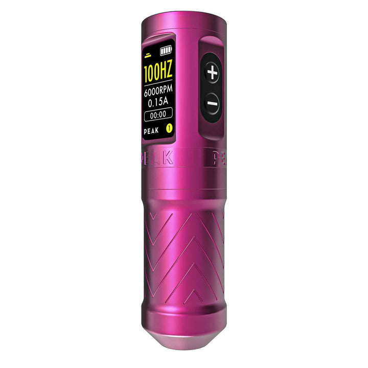 Peak Solice Ergo 4mm Tattoo Machine - Pink
