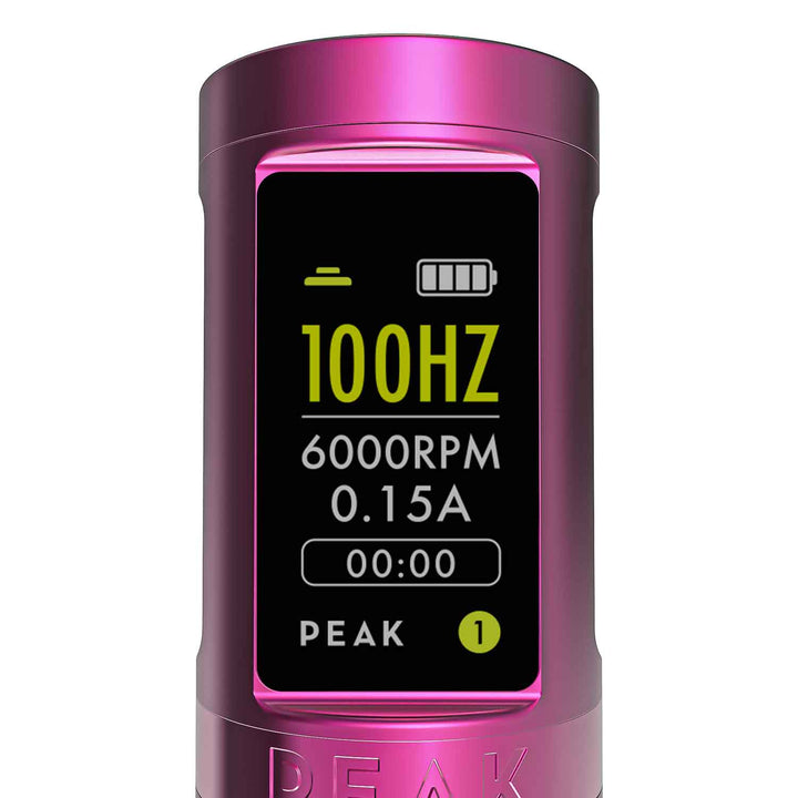 Peak Solice Ergo 4mm Tattoo Machine - Pink