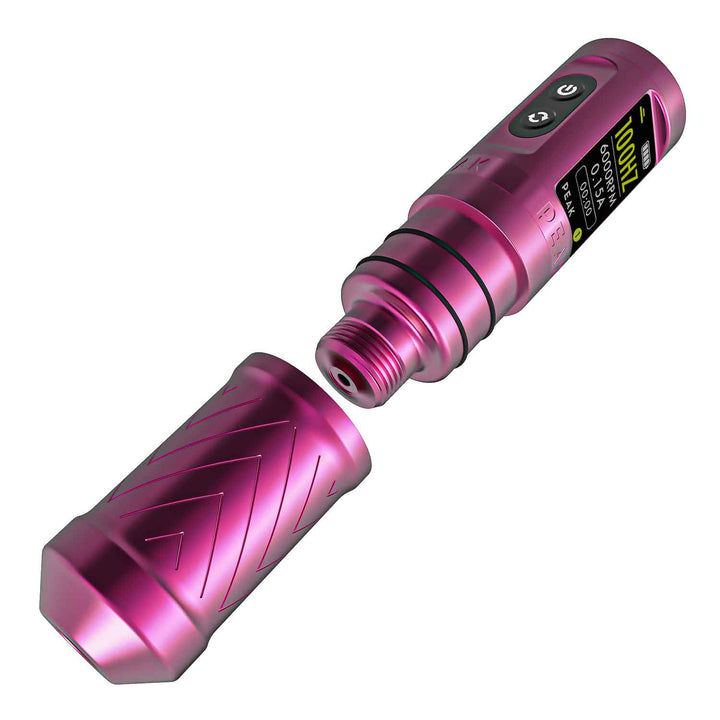 Peak Solice Ergo 4mm Tattoo Machine - Pink