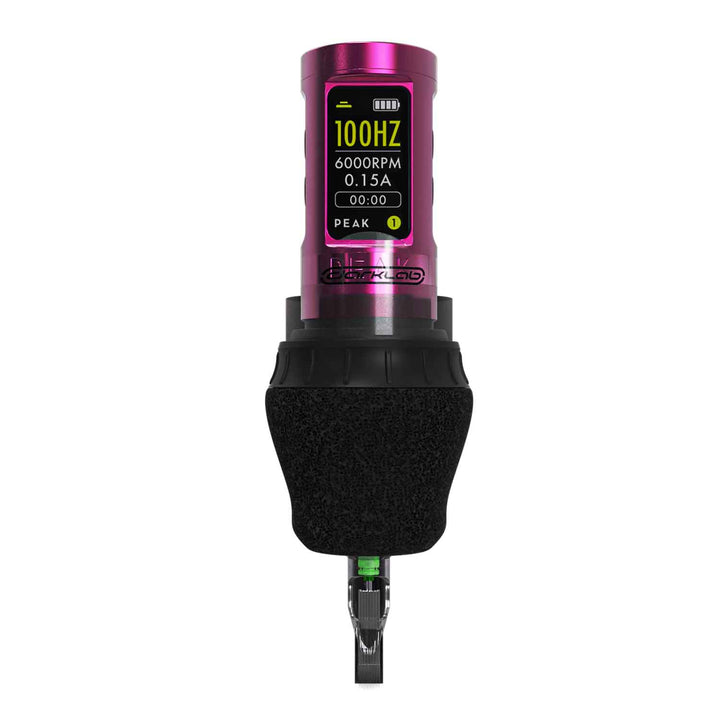Peak Solice Ergo 4mm Tattoo Machine - Pink