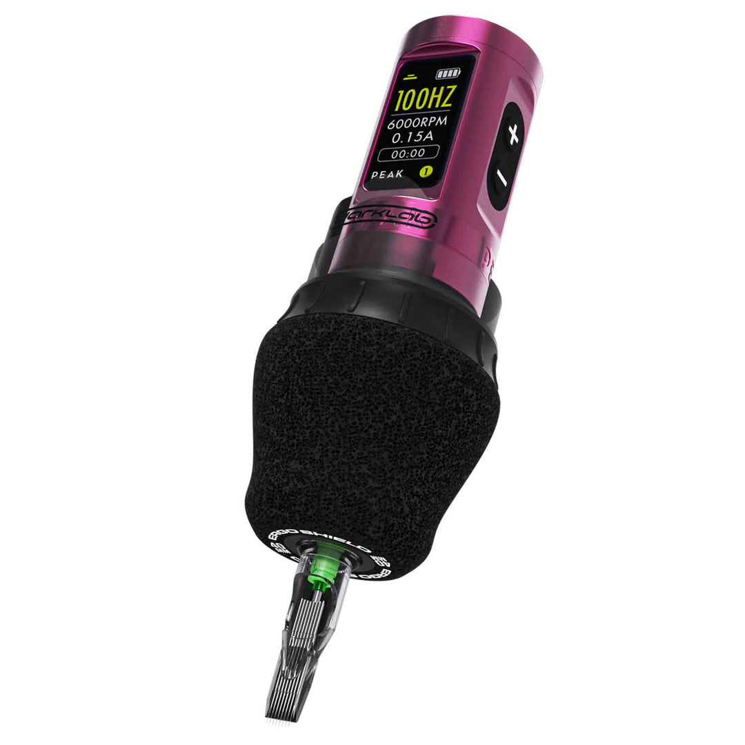 Peak Solice Ergo 4mm Tattoo Machine - Pink