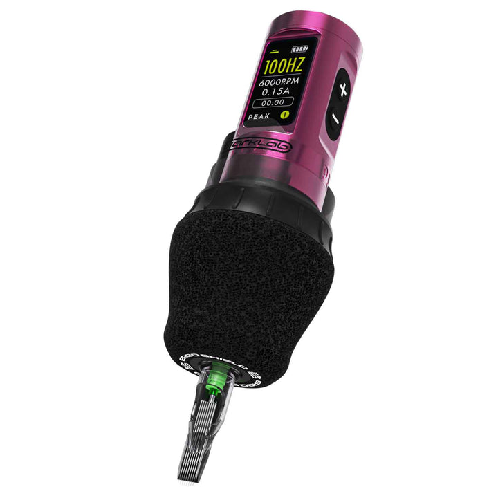 Peak Solice Ergo 4mm Tattoo Machine - Pink