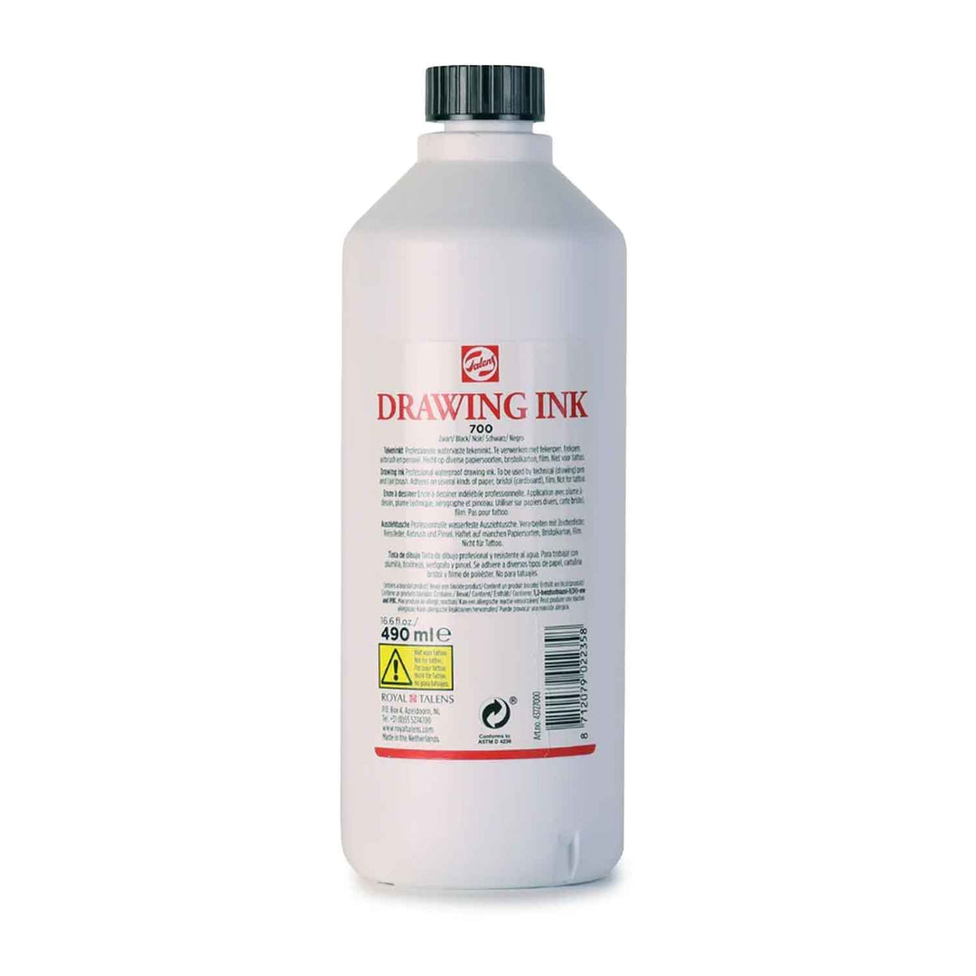 Talens Black Drawing Ink 16oz