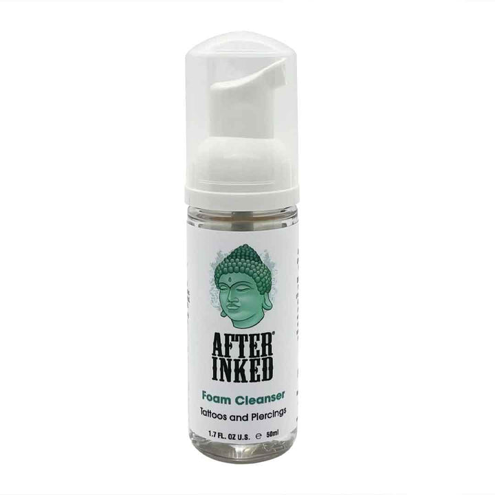 Afterinked Foam Cleanser 1.7oz Tattoos & Piercings Aftercare Ink Seal®