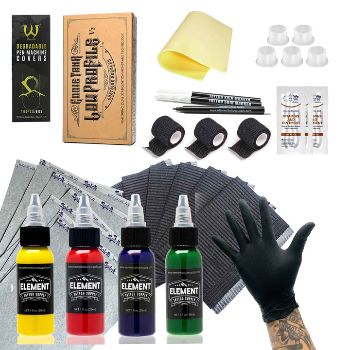 Tattoo Kit Essentials PLUS - Element Tattoo Supply