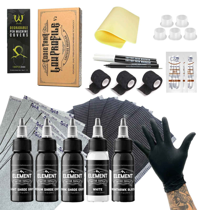 Tattoo Kit Essentials PLUS - Element Tattoo Supply
