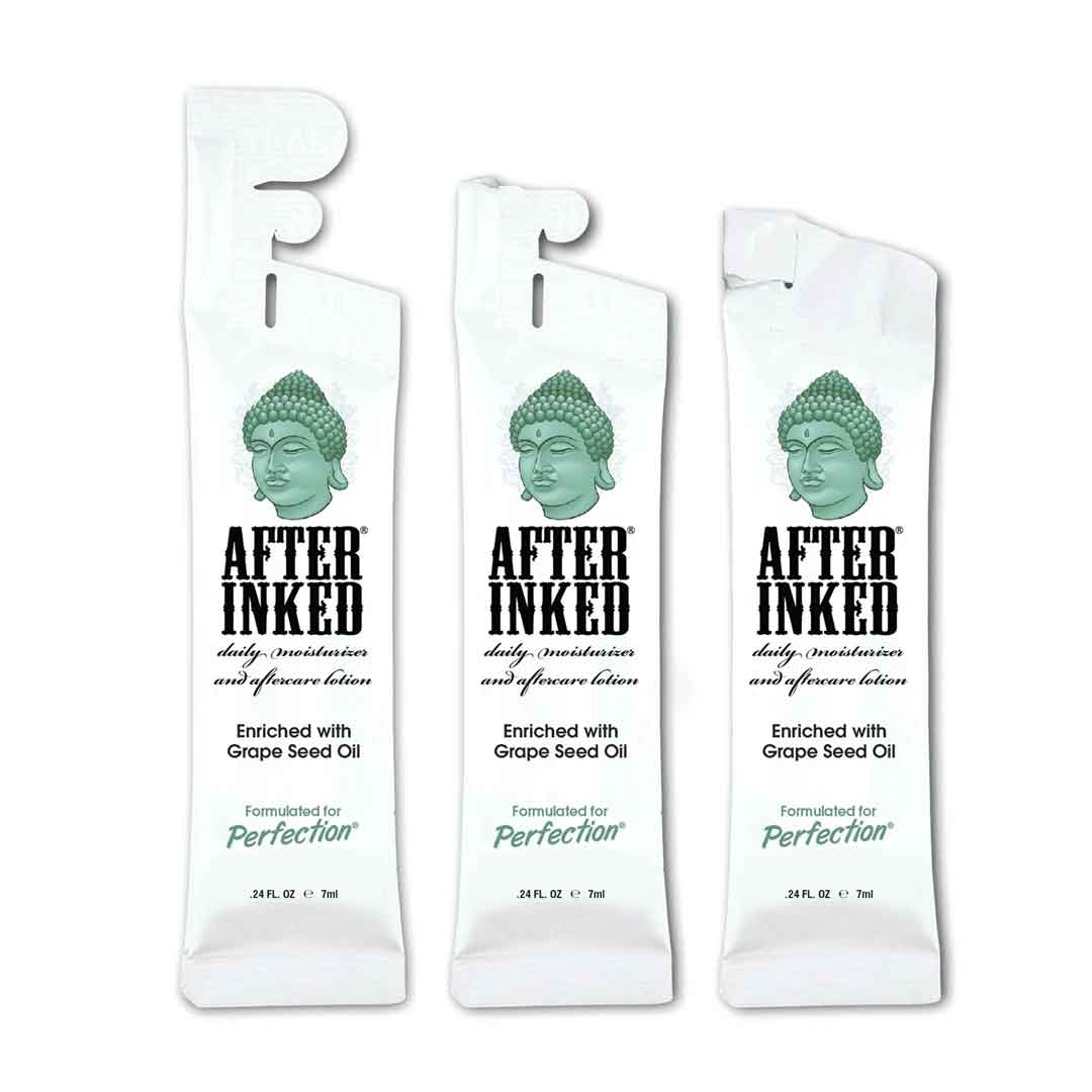 AfterInked Tattoo Moisturizer 7ml packet (3-PK) - Element Tattoo Supply