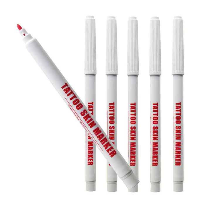 Tattoo Skin Markers Red Bold Tip