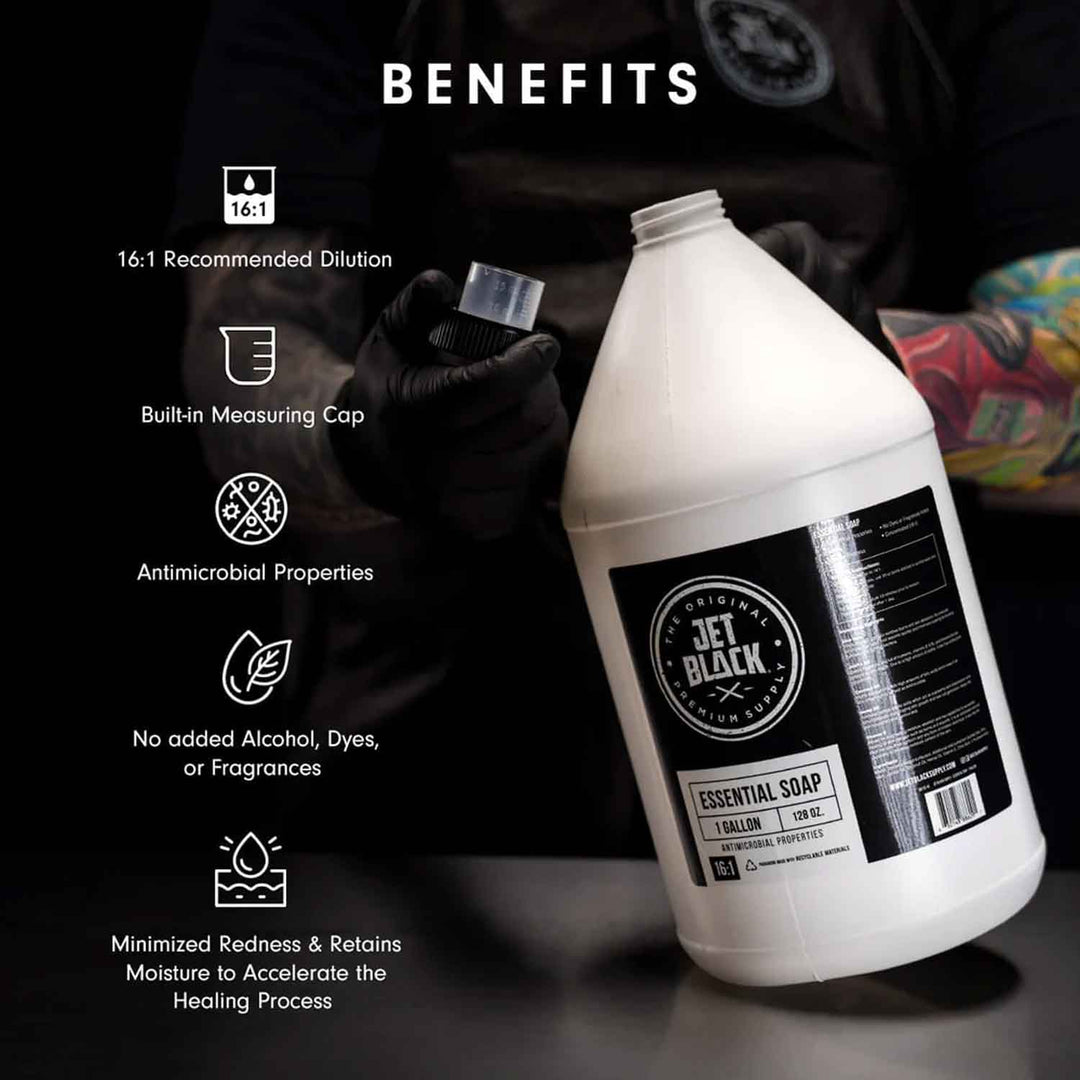Essential Soap 1 Gallon | Jet Black