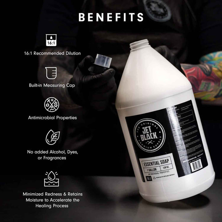 Essential Soap 1 Gallon | Jet Black